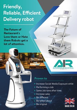 Service Robots: Exhibiting at Restaurant and Takeaway Innovation Expo
